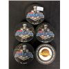 Image 1 : AUTOGRAPHED HOCKEY PUCK LOT