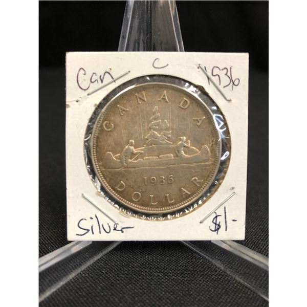 1936 CANADA SILVER DOLLAR