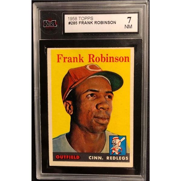 1958 TOPPS #285 FRANK ROBINSON (KSA 7)