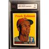 Image 1 : 1958 TOPPS #285 FRANK ROBINSON (KSA 7)