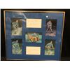 Image 1 : JAQUES PLANTE SIGNED AND FRAMED ST LOUIS BLUES DISPLAY ( KSA COA)