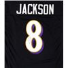 Image 2 : LAMAR JACKSON SIGNED RAVENS PRO STYLE JERSEY (JSA COA)