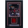 Image 1 : Michael Jordan Framed 8x10 Photo With Chicago Bulls Game Used Red Hardwood Floor Piece Stock