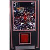 Image 2 : Michael Jordan Framed 8x10 Photo With Chicago Bulls Game Used Red Hardwood Floor Piece Stock