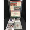 Image 1 : NHL COLLECTIBLES LOT ( VINTAGE CALENDER, PHOTOS,)