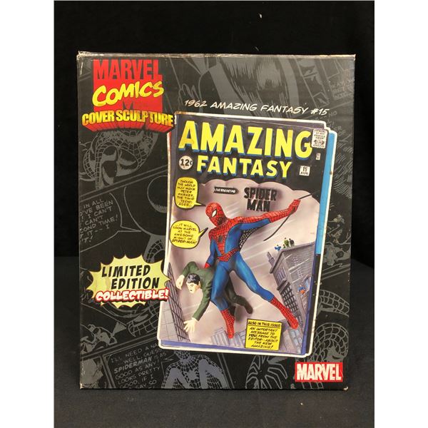 MARVEL COMICS COVER SCULPTURE THE AMAZING FANTASY #15 LIMITED EDITION COLLECTIBLE