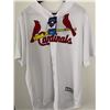 Image 2 : MARK MCGWIRE SIGNED CARDINALS PRO MAJESTIC BASEBALL JERSEY (COA)