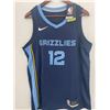 Image 2 : JA MORANT SIGNED MEMPHIS GRIZZLIES PRO NIKE JERSEY (COA)