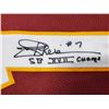 Image 2 : JOE THEISMANN REDSKINS SIGNED RED JERSEY "SB XVII Champs" (PSA/DNA)