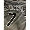 Image 2 : TIM ANDERSON SIGNED WHITE SOX PRO STYLE JERSEY (JSA COA)