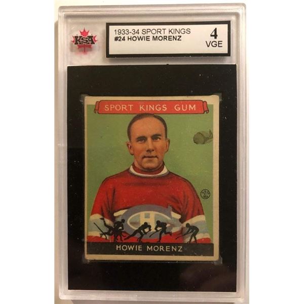 1933-34 SPORTS KINGS #24 HOWIE MORENZ (KSA 4)