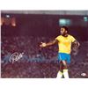 Image 1 : Pele Autographed 16x20 Photo CBD Brazil Beckett