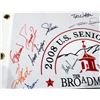 Image 2 : 2008 U.S. Senior Open Autographed Golf Flag The Broadmoor w/ Tom Watson & Mark O'Meara