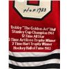Image 3 : BOBBY HULL SIGNED CHICAGO BLACKHAWKS CAREER JERSEY ( JSA COA)