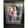 Image 1 : JANUARY JONES SIGNED FRAMED 8X10 PHOTO (R.A. COA)