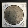 Image 1 : 1882 USA MORGAN SILVER DOLLAR