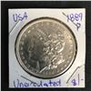 Image 1 : 1889 USA MORGAN SILVER DOLLAR (UNCIRCULATED)