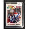 Image 1 : GUY CARBONNEAU SIGNED TRADING CARD