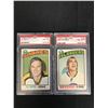 Image 1 : 1976 O-PEE-CHEE GRADED HOCKEY CARD LOT (#152 AL SMITH/ #153 BOB NYSTROM)