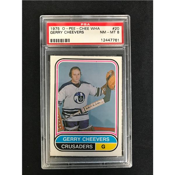 1975 O-PEE-CHEE WHA #20 GERRY CHEEVERS (NM-MT 8)