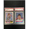 Image 1 : 1970s O-PEE-CHEE WHA GRADED HOCKEY CARD LOT