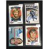Image 1 : AUTOGRAPHED HOCKEY CARD LOT