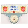 Image 1 : Lone Star Beer Lighted Sign & Clock 1940's
