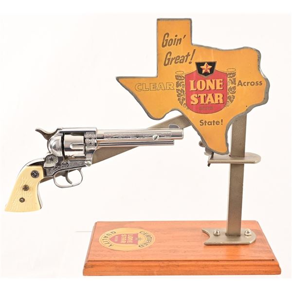 Lone Star Beer Revolver Flat Top Can Opener