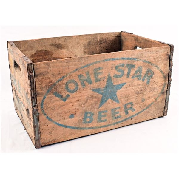 1940's Lone Star Beer Wooden Crate