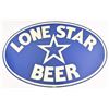 Image 1 : Lone Star Beer "Green Back" Oval Tin Tacker Sign