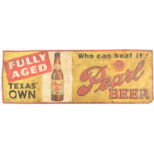 Pearl Beer Tin Sign