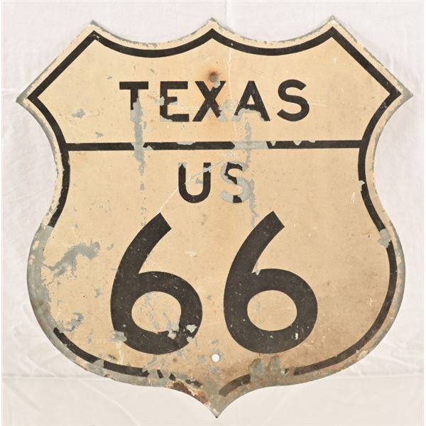 Heavy Metal Route 66 Road Sign