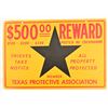 Image 1 : $500 Reward Tin Sign