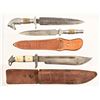 Image 1 : Collection of (3) Early Mexican Fighting Knives