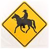 Image 1 : Cowboy Crossing Aluminum Road Sign