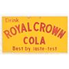 Image 1 : Vintage Royal Crown Cola Embossed Tin Sign