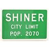 Image 1 : Shiner City Limit Tin Sign