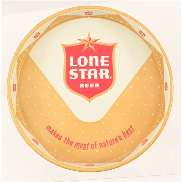 Vintage Lone Star Beer Serving Tray
