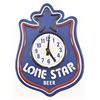 Image 1 : 1980's Lone Star Beer Lighted Clock Sign