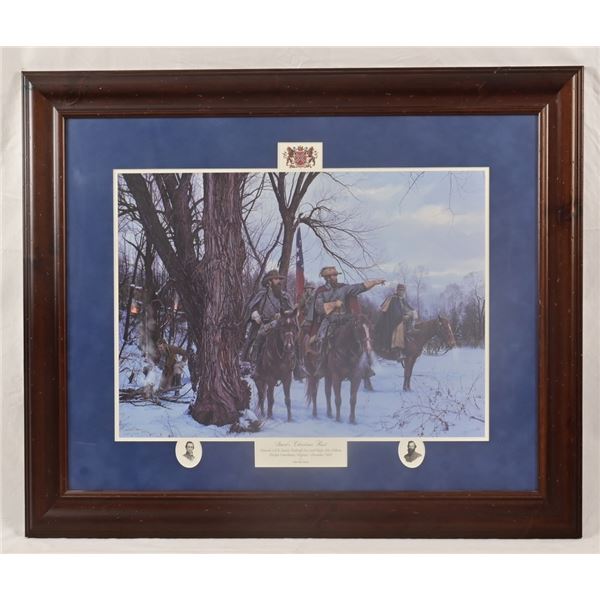 John Paul Strain Framed Civil War Print