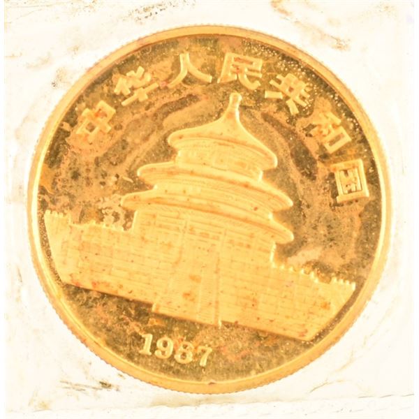 1987 Chinese Panda 1 oz Gold Coin