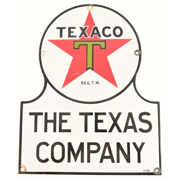 Texaco Porcelain Sign