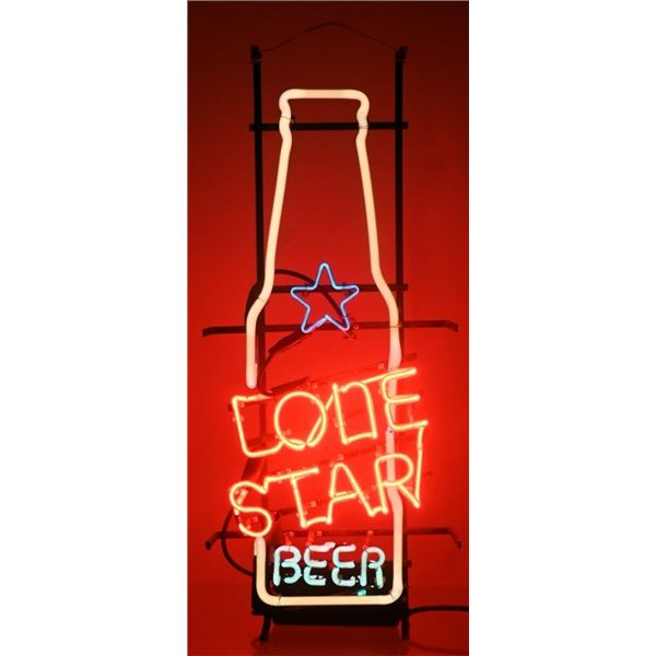 Lone Star Beer "Bottle" Neon Sign