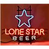 Image 1 : Lone Star Beer Blue Star Flashing Neon Sign