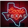 Image 1 : Coors Beer "Texas" Flashing Neon