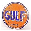 Image 1 : Gulf Dealer Double Sided Porcelain Sign