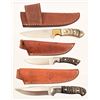 Image 1 : Collection of (3) CFK Cutlery Ram-Horn Knives