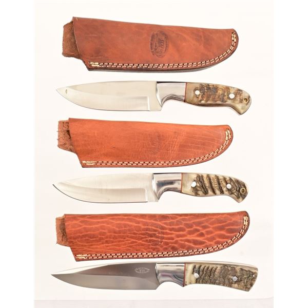 Collection of (3) CFK Cutlery Ram Horn Knives