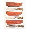 Image 1 : Collection of (3) CFK Cutlery Ram Horn Knives