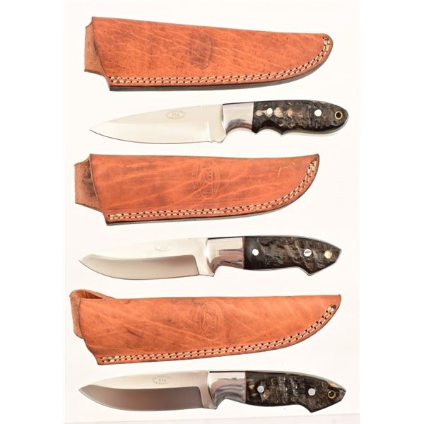 Collection of (3) CFK Cutlery Ram Horn Knives